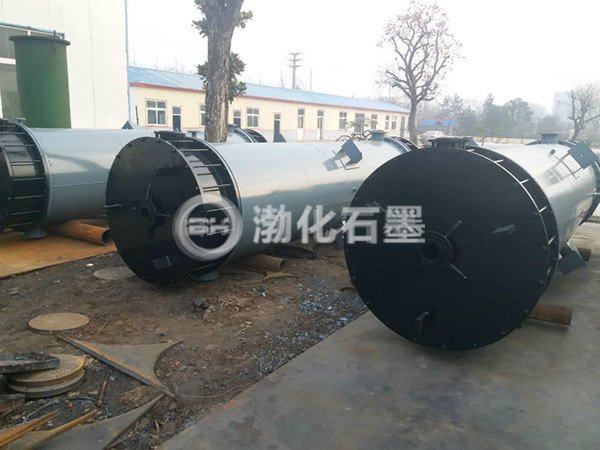 低温石墨换热器的传热特性。